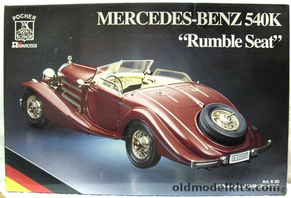 Pocher 1/8 MercedesBenz 540K 'Rumble Seat', K90